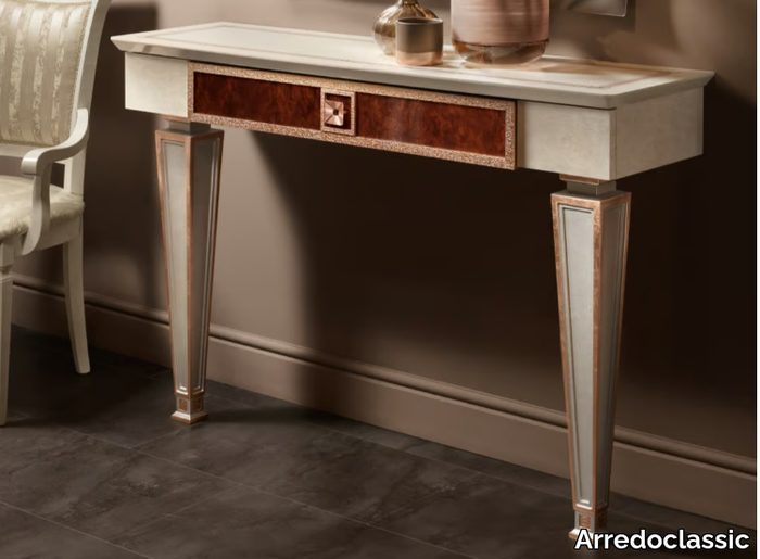 DOLCE VITA - Rectangular wooden console table _ Arredoclassic