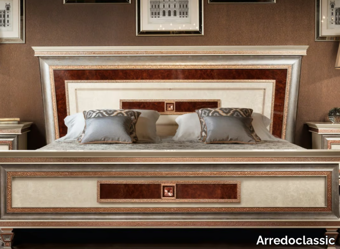 DOLCE VITA - Wooden bed with high headboard _ Arredoclassic