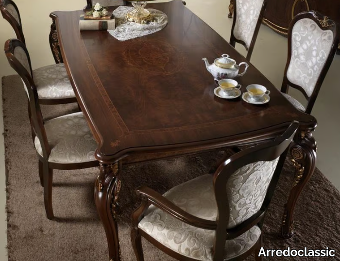 DONATELLO - Wooden dining table _ Arredoclassic