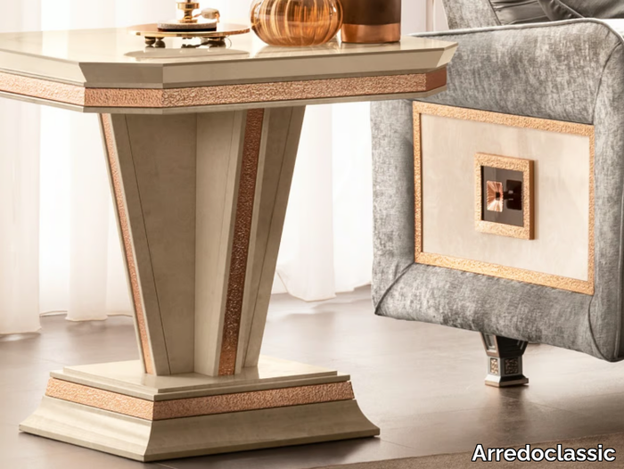 DOLCE VITA - Square marble high side table _ Arredoclassic