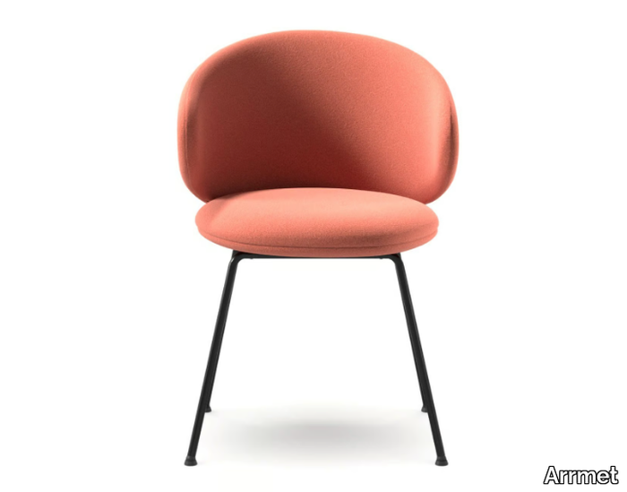 BELLE 4L/ns - Fabric chair with armrests _ Arrmet