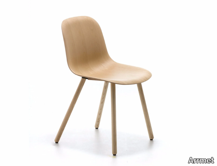 MÁNI WOOD 4WL - Ash chair _ Arrmet