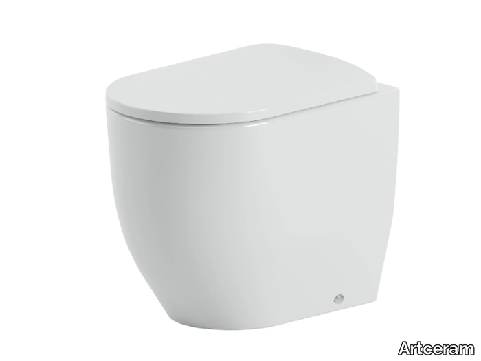 MONET - Back to wall ceramic toilet _ Artceram