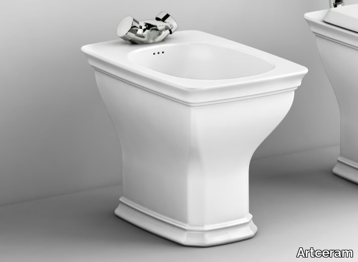 CIVITAS - Floor mounted ceramic bidet _ Artceram