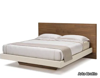 DYNAMIC L984 - Walnut double bed _ Arte Brotto