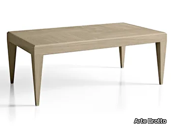 SEGRETI S1089 - Rectangular wooden coffee table for living room _ Arte Brotto