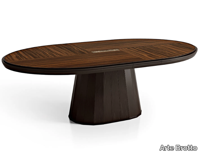 SEGRETI S694 - Oval wooden table _ Arte Brotto