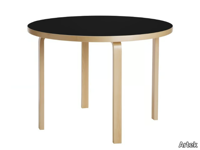 AALTO - Round wooden table _ Artek