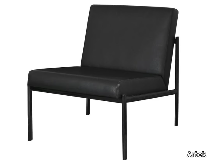 KIKI - Leather armchair _ Artek