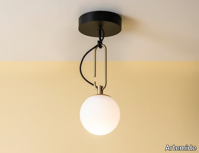 NH - LED blown glass ceiling lamp _ Artemide