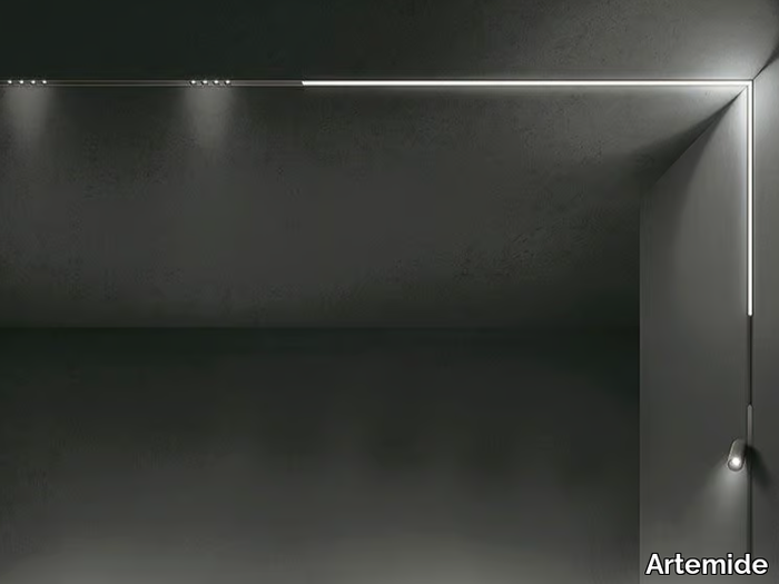 A.24 - Ceiling LED aluminium track-Light _ Artemide