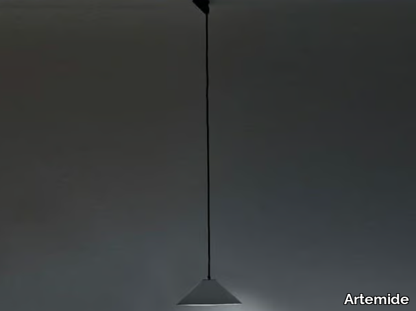 AGGREGATO CONO - Halogen metal pendant lamp _ Artemide