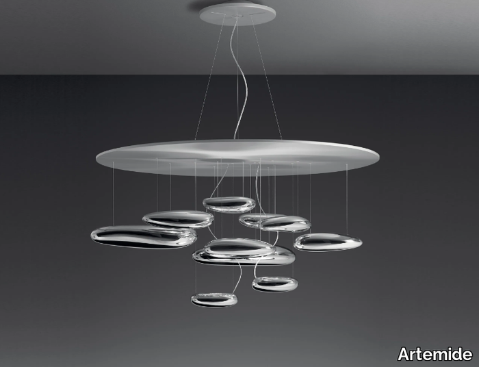 MERCURY - Aluminium and ABS pendant lamp _ Artemide