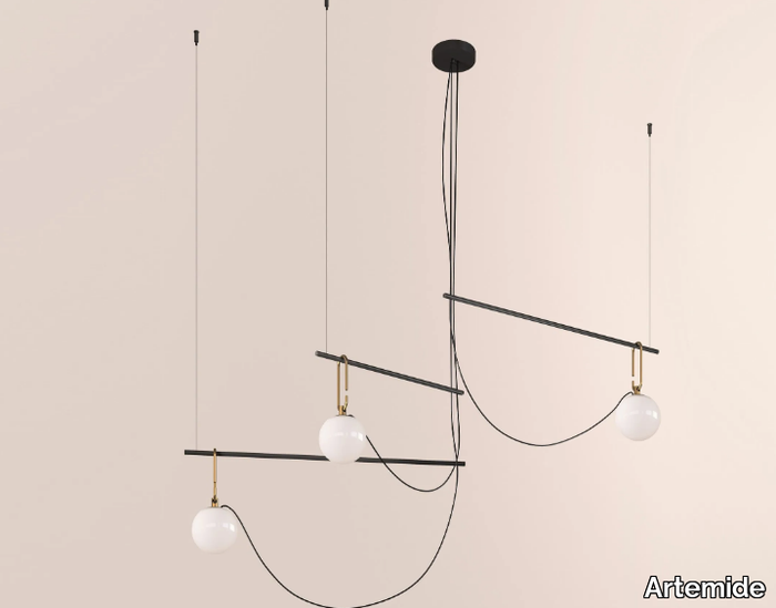 NH S - LED blown glass pendant lamp _ Artemide