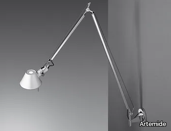 TOLOMEO BRACCIO - Aluminium wall lamp with swing arm _ Artemide