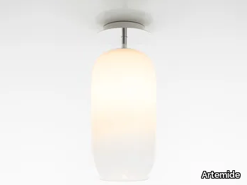 GOPLE - LED blown glass ceiling lamp _ Artemide