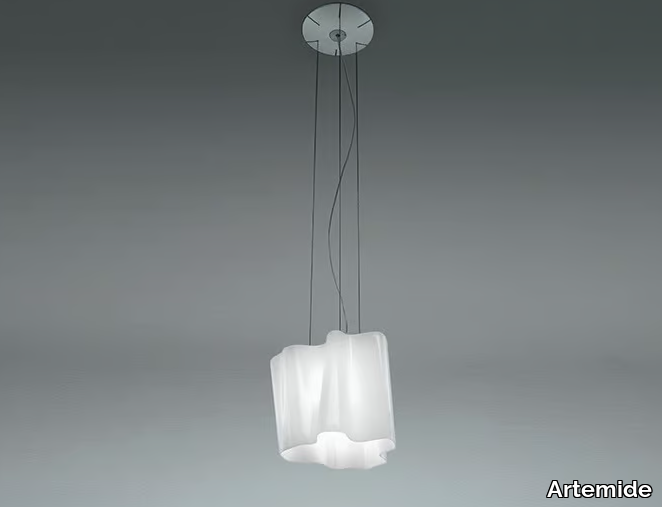 LOGICO - Blown glass pendant lamp _ Artemide