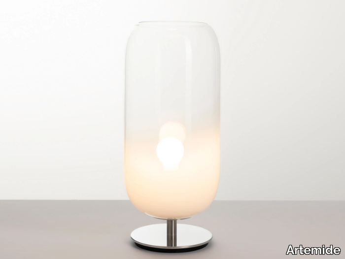 GOPLE - LED blown glass table lamp _ Artemide