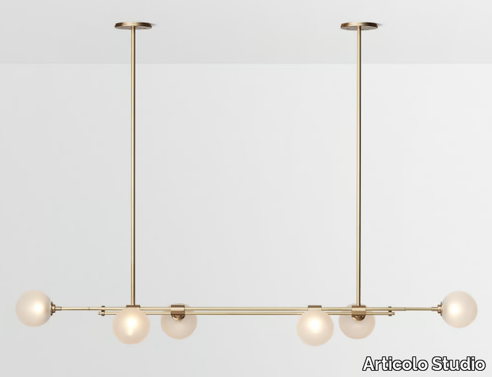 TRILOGY HORIZONTAL - LED handmade pendant lamp _ Articolo Studio