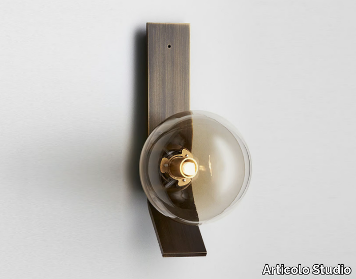 DUO - LED dimmable blown glass wall lamp _ Articolo Studio