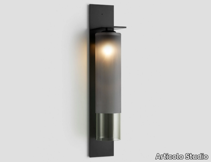 ECLIPSE TALL - LED Anodized aluminium outdoor wall lamp _ Articolo Studio