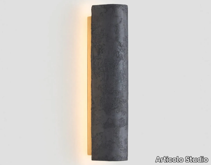 12:40 - Dimmable LED cement wall light _ Articolo Studio