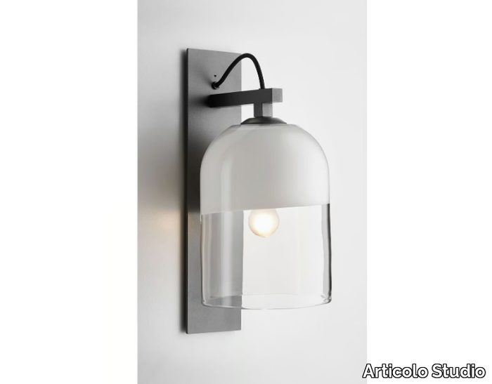 MONI - Dimmable blown glass wall lamp _ Articolo Studio