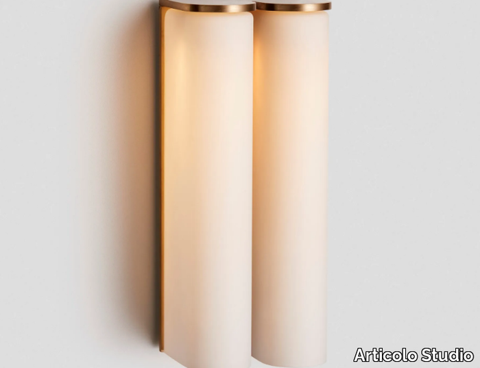 SLIM SIDE - LED opal glass wall light _ Articolo Studio