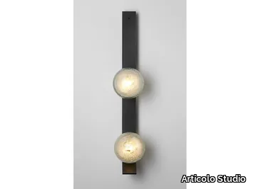 FIZI DOUBLE BALL - LED wall lamp _ Articolo Studio