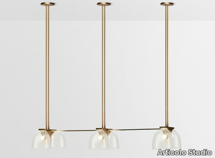 TUBI - LED metal pendant lamp _ Articolo Studio