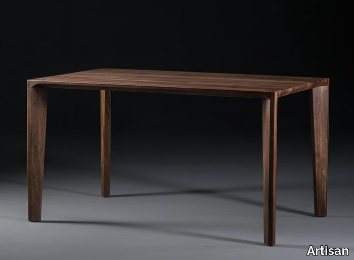 HANNY - Rectangular solid wood dining table _ Artisan