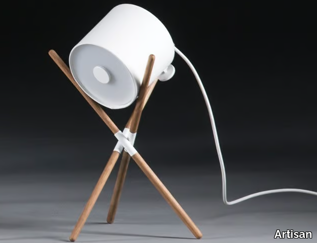 SHIFT - LED adjustable wooden table lamp _ Artisan