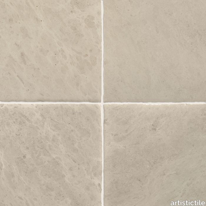 Barley Limestone Tile Roman Antiqued 18" x 18" x 3/8" Stone Chiseled Edge