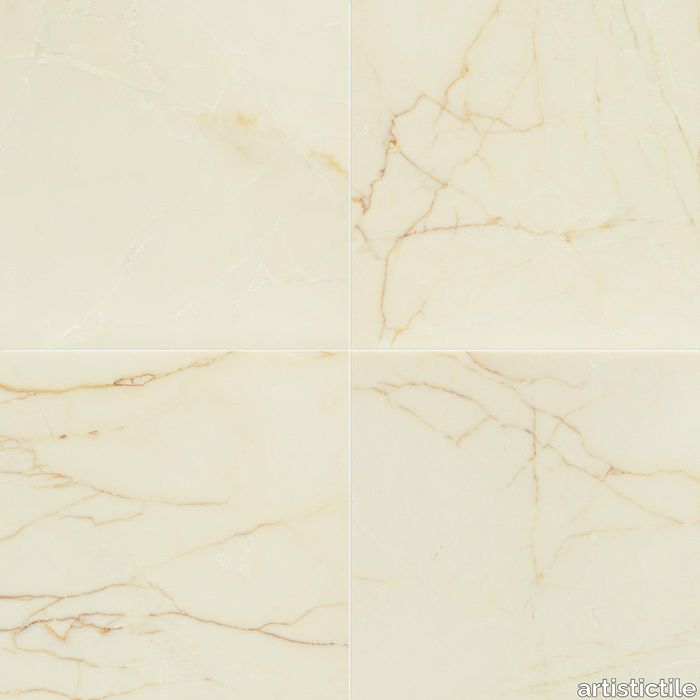 Avorio Marble Tile Honed 18" x 18" x 3/8" Stone Aris Edge