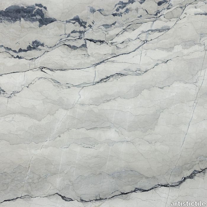 Bianco Nuvoloso Marble Slab 3/4" Polished Stone