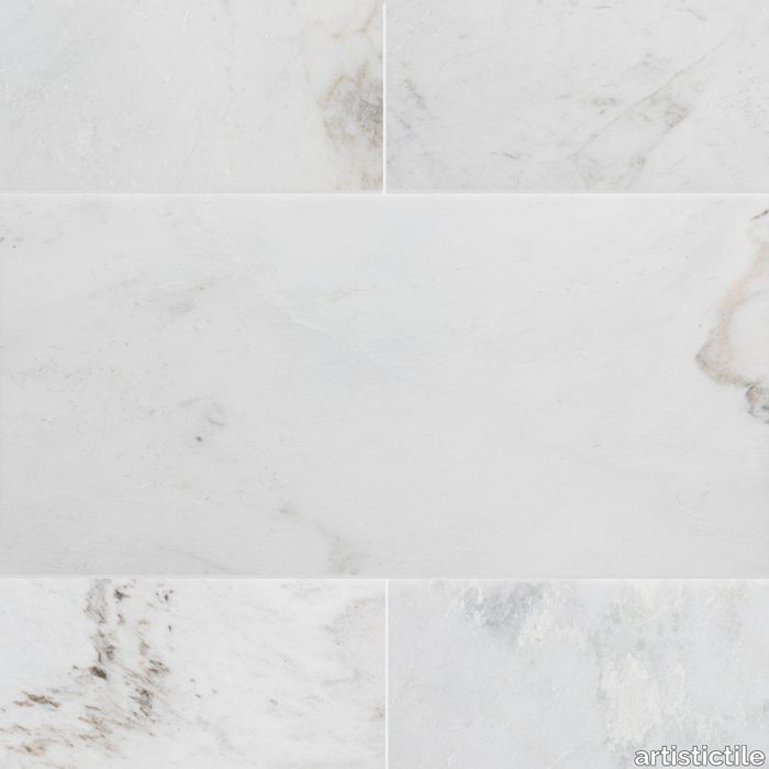 Igloo Marble Tile Honed 12" x 24" x 3/8" Stone Aris Edge