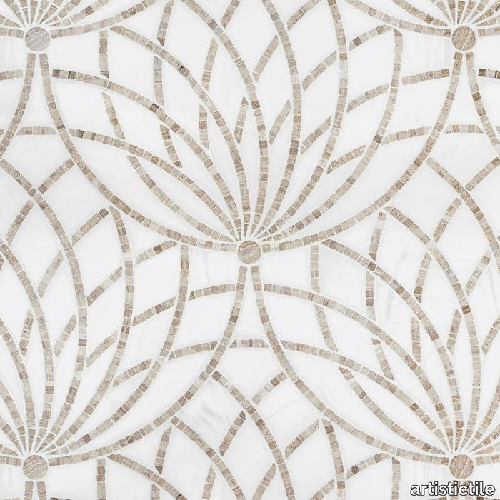 Luxor Bianco Dolomiti Mosaic