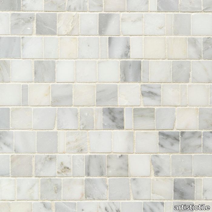 Pacific White Marble Mosaic