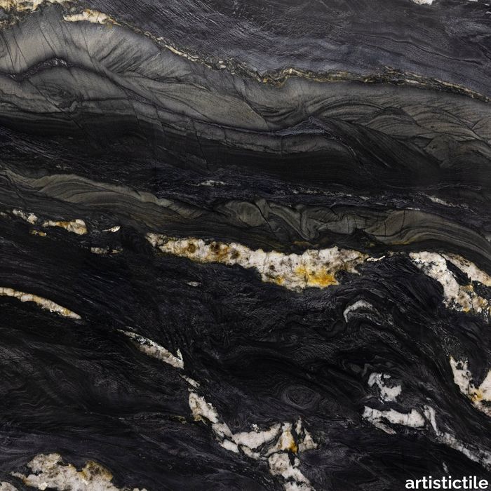 Tempest Black Quartzite Slab 3/4" Stone