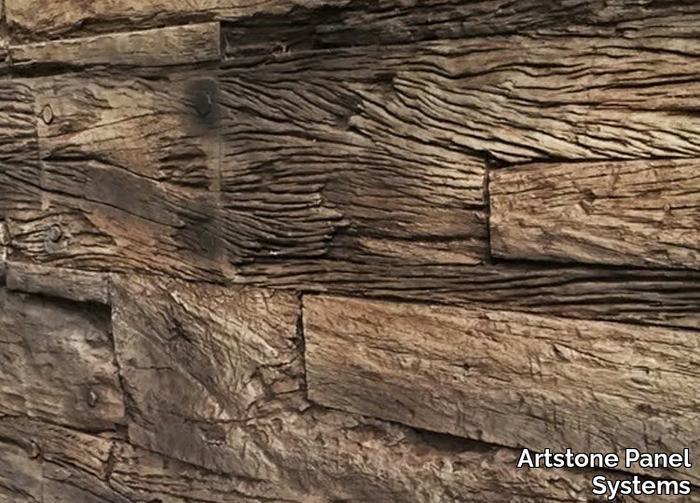 TIMBER - Glass-fibre 3D Wall Cladding with wood effect _ Artstone Panel Systems