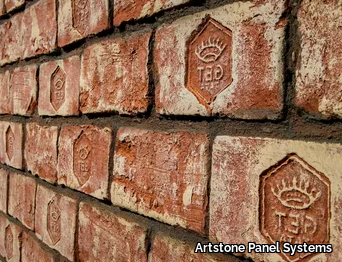 HERITAGE XIX - Indoor/outdoor glass-fibre 3D Wall Panel with brick effect _ Artstone Panel Systems