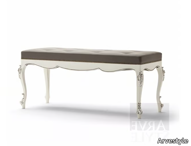 VENERE - Tufted upholstered fabric bench _ Arvestyle