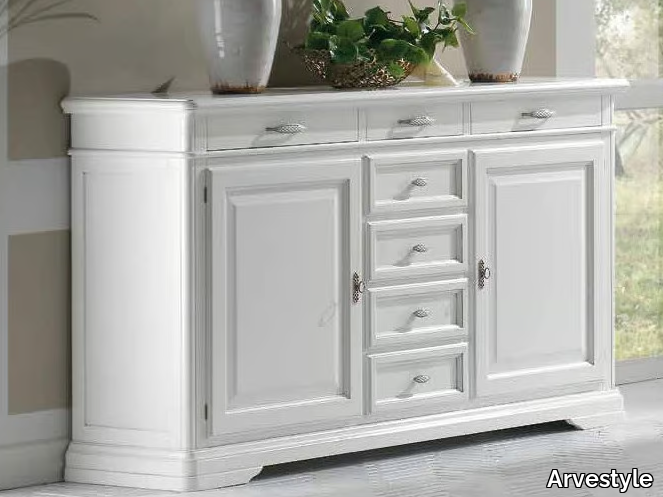 GIOTTO - Solid wood sideboard with doors _ Arvestyle