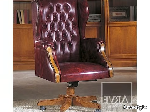 GONZAGA - Executive chair with 5-spoke base with armrests _ Arvestyle