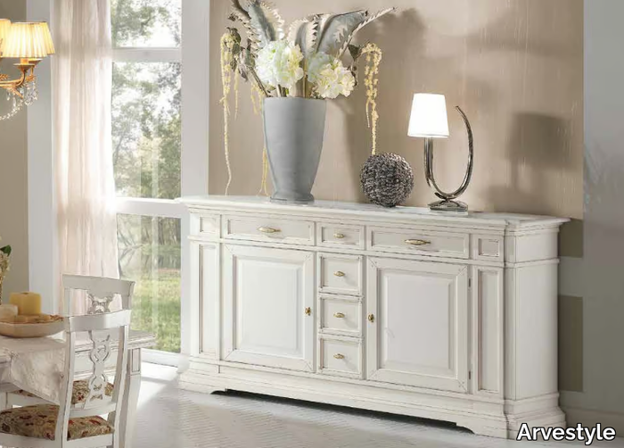 SAN MARCO - Solid wood sideboard with drawers _ Arvestyle