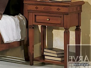 CASANOVA - Rectangular solid wood bedside table _ Arvestyle