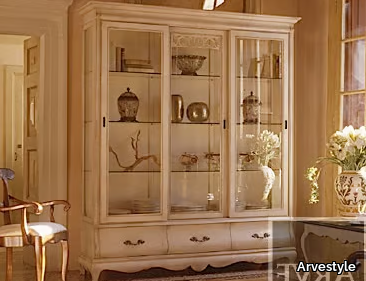 FENICE - Solid wood display cabinet _ Arvestyle