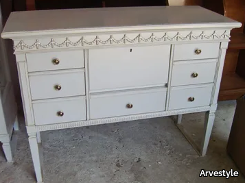 BARBARA - Solid wood sideboard with flap doors _ Arvestyle