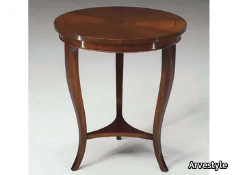 PRAGA - Round solid wood coffee table _ Arvestyle