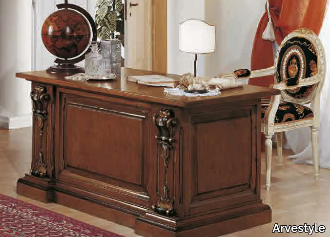 MACCHIAVELLI - Solid wood executive desk _ Arvestyle